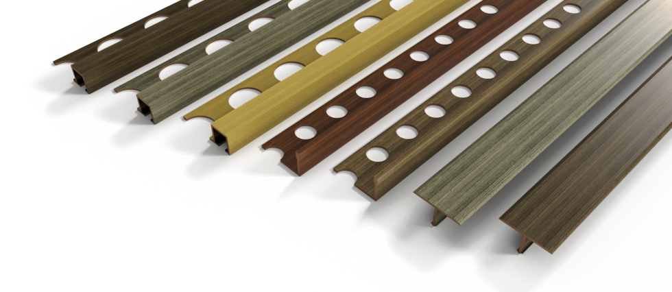 Piaggia Autoadesiva Profilo Universale In Ottone - Cm.93x3 1 Blister