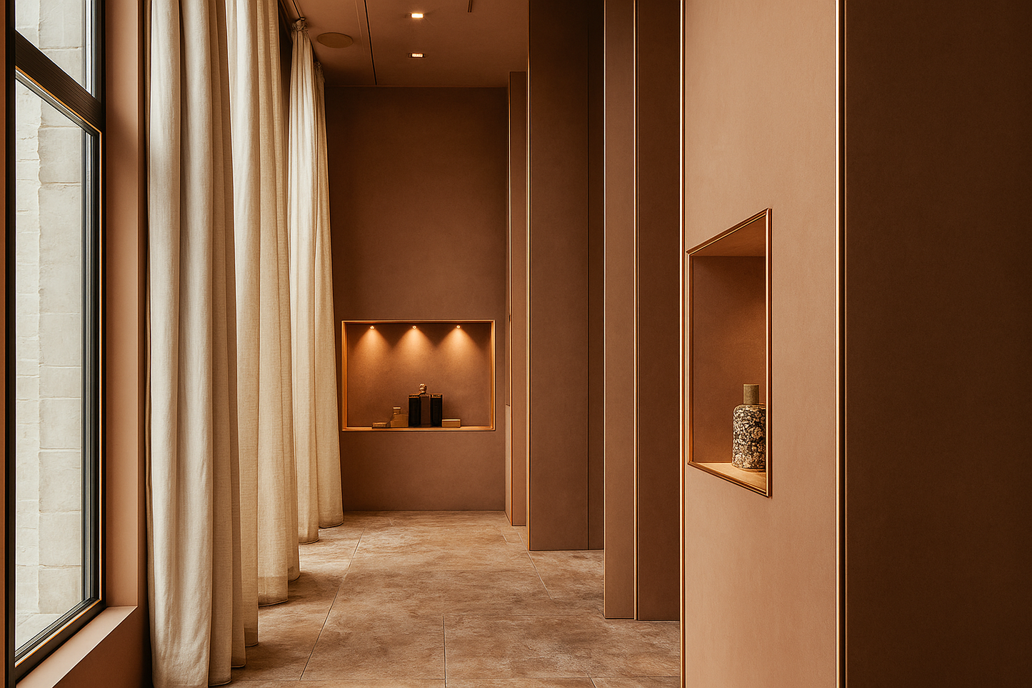 profili di finitura in ottone