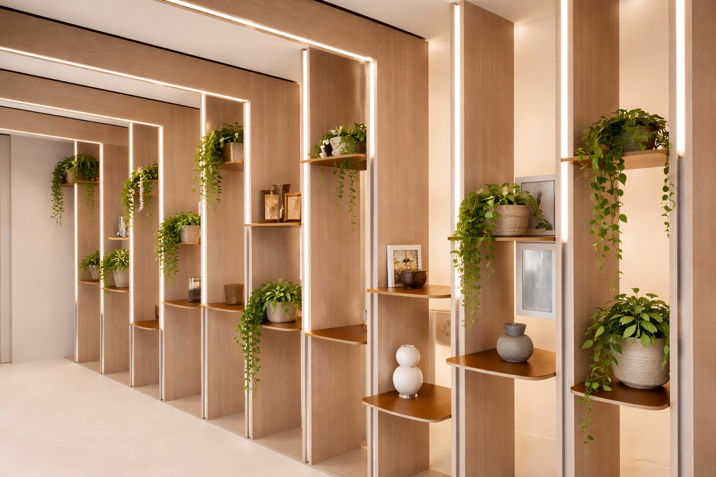 profili per ambienti commerciali e showroom