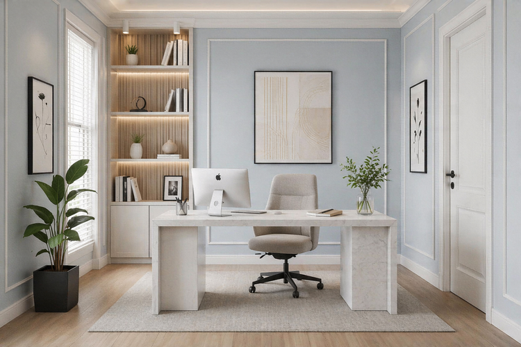 profili di finitura per studio in casa: abbinamenti colore