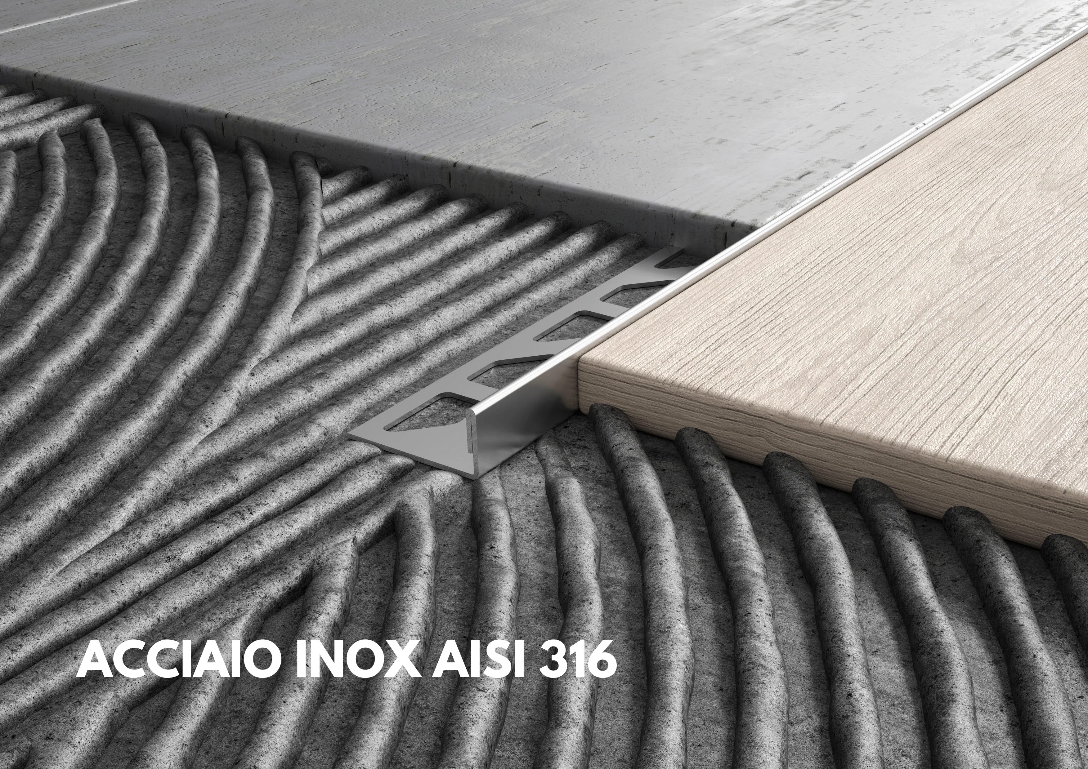 PROFILO QUADRATO 12,5 Mm INOX SPAZZOLATO 2,5 M - Foto 11