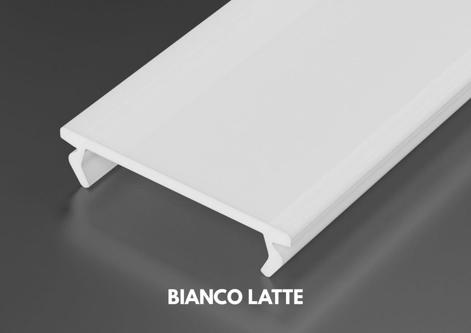 Duo cover for LED profile