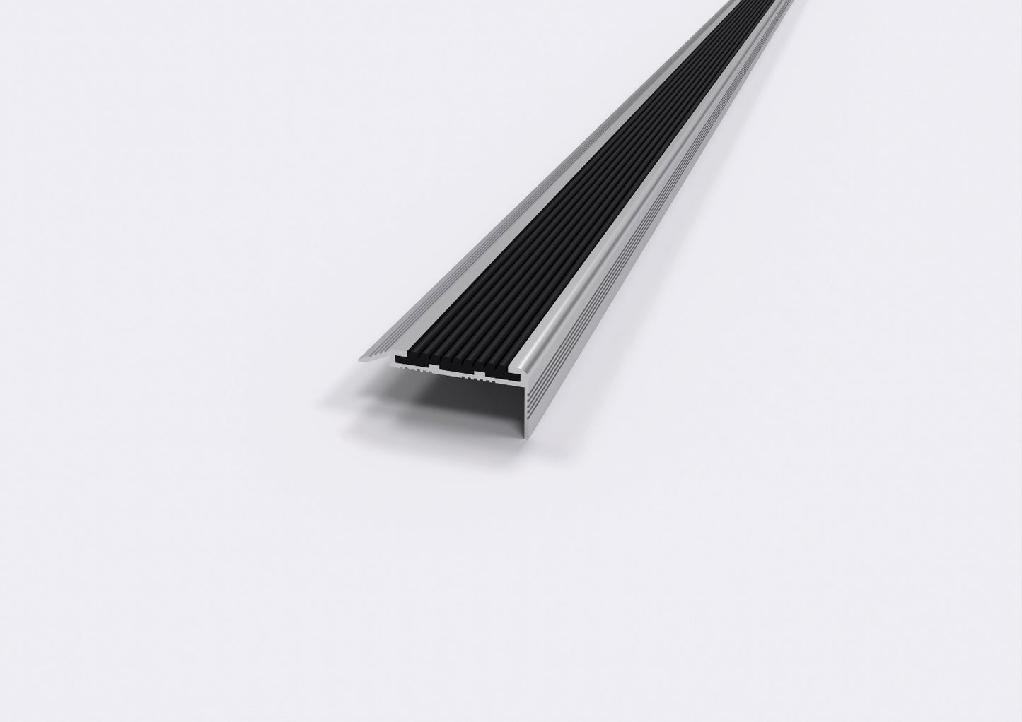 Riga In Alluminio Da 50cm Professionale - Con Gommino Antiscivolo E Millimetratura Fotoincisa | Per Ufficio E Scuola - Foto 1