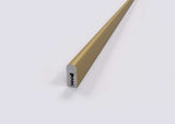 Perfil listón de aluminio Omega RAL 5 × 8 mm para revestimientos. Barra de 2 m