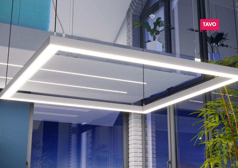 Profilo Tavo per LED per superfici