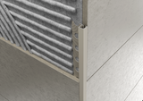 Profilo quadro in alluminio sabbia effetto pietra. Barra 2.5 m