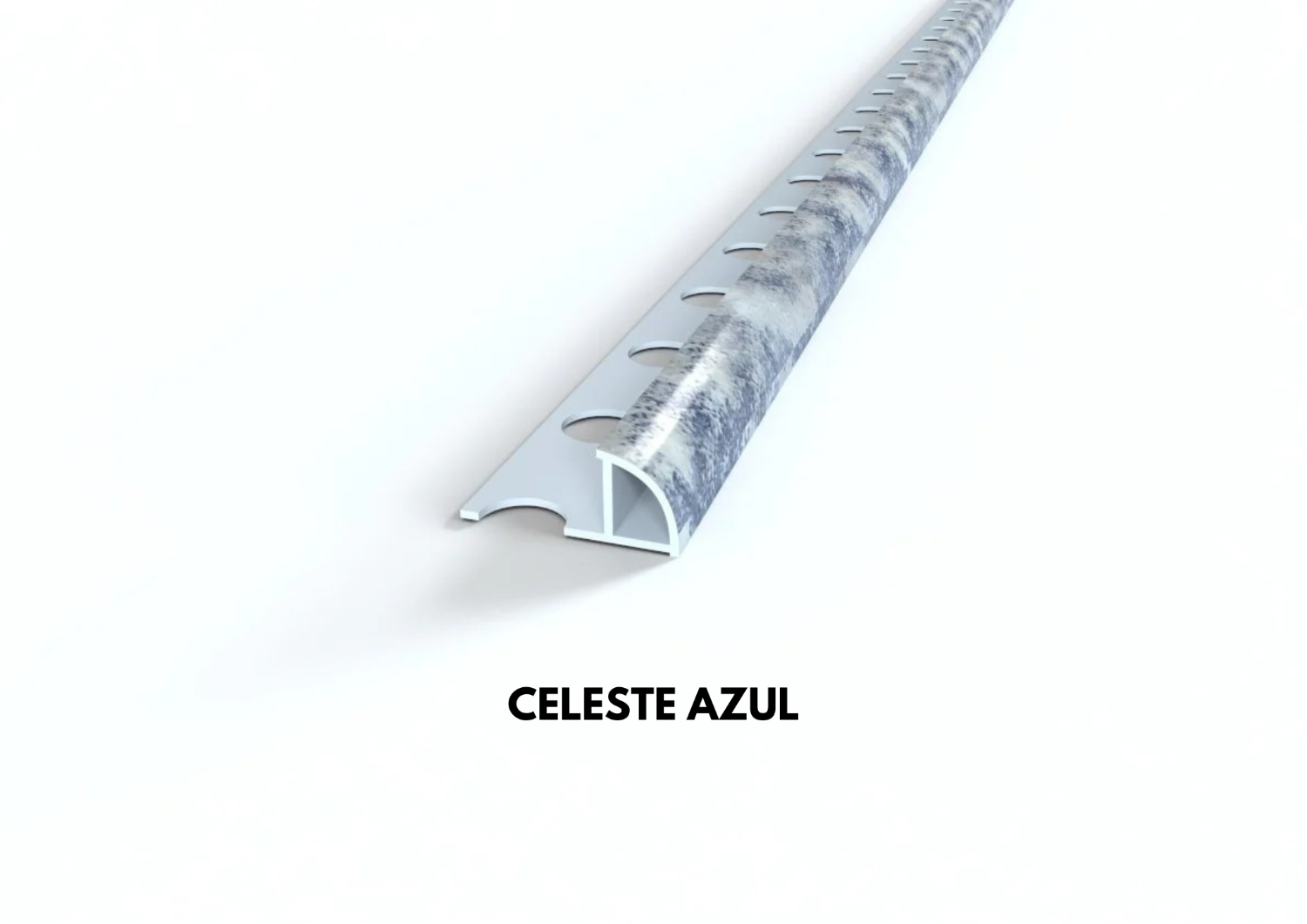 Profili jolly marmorizzati in PVC. Barra 2.6 m