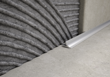Concave aluminium cove profile 11.5x9.5 mm, silver. 2.6 m Bar