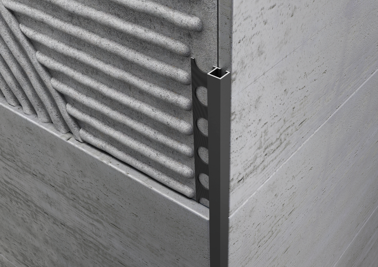 PROFILO_ANGOLO_QUADRO_IN_ALLUMINIO_NERO_OPACO_MONTAGGIO