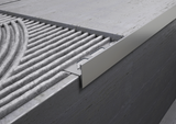 Profilo a T per bordo gradino in acciaio inox AISI 304 per scale e gradini