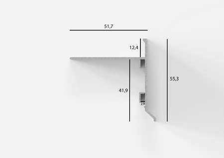 PROFILO_GOCCIOLATOIO_ALLUMINIO_SLIM_ORTOGONALE