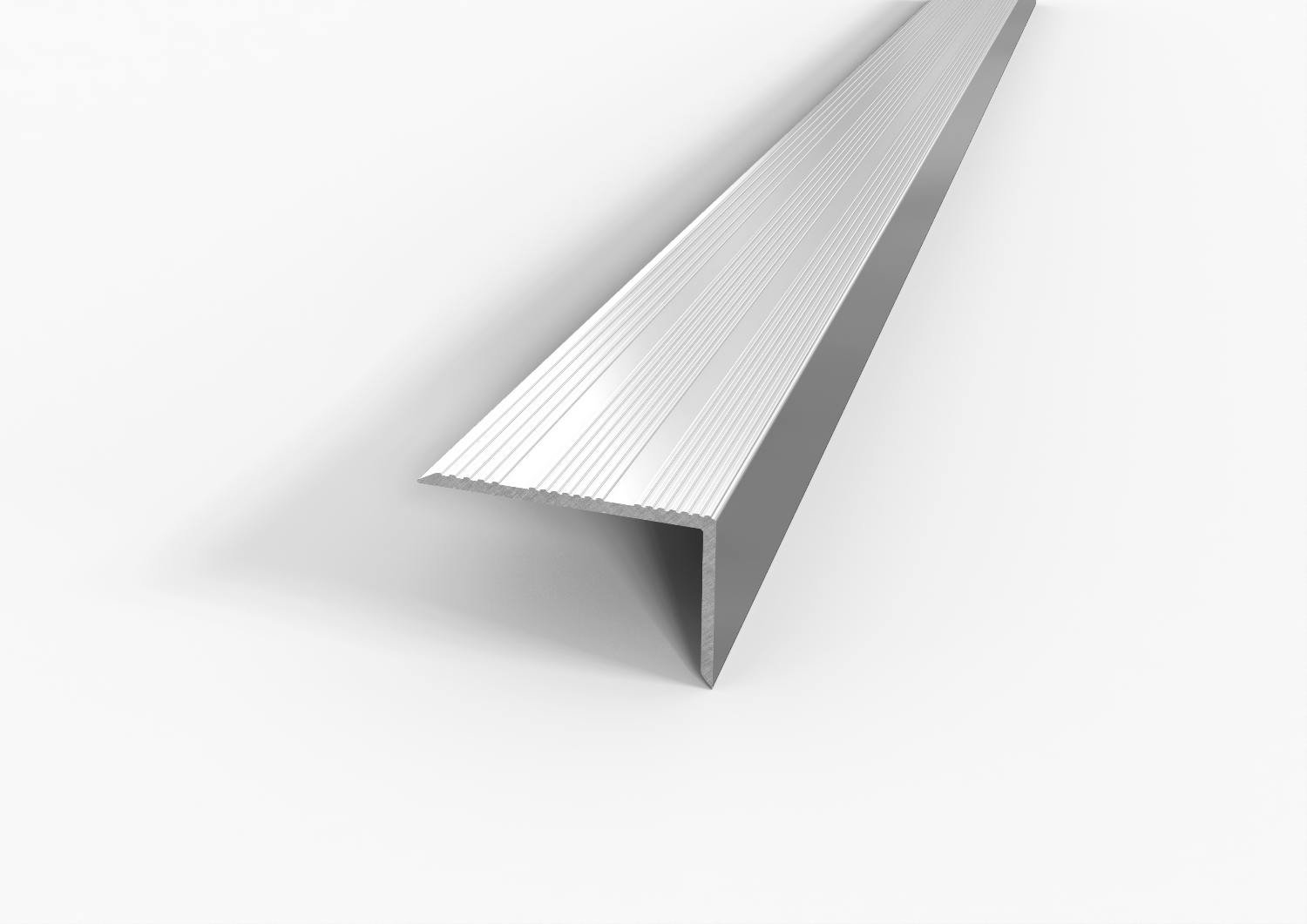 Profilo Paragradino In Alluminio 200 Cm X 20 Mm X 20 Mm - Protezione Angolo Scale Con Finitura Oro - Foto 3