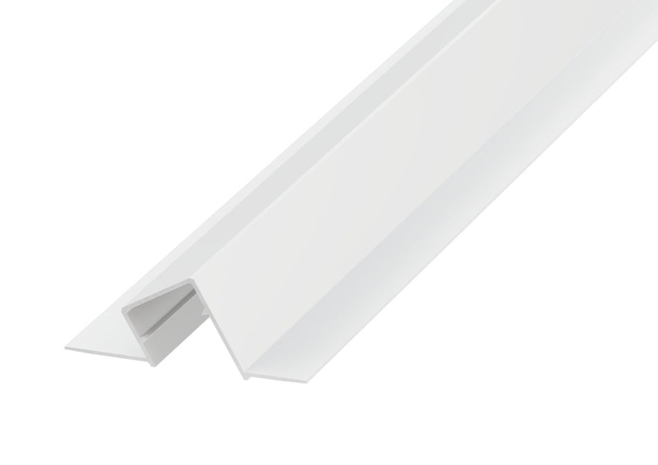 Profilo LED Twin Linea Pro in alluminio da incasso per intonaco
