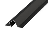 Twin recessed plaster LED profile