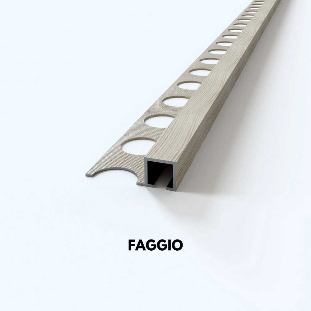 
                  
                    Profilo sezione quadra in ALLUMINIO finitura legno. Barra 2.6 m
                  
                