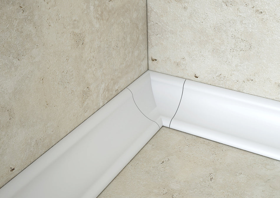 Raccordo per profilo igienico rigido in PVC