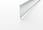 Concave aluminium cove skirting board. 2.5 m Bar