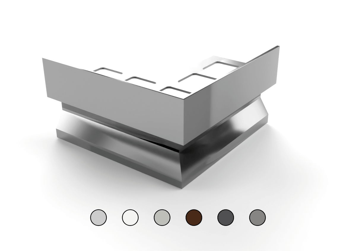 Minuta Profili Angolare Per Profilo Gocciolatoio Balcone In Alluminio NOR Angolare Gocciolatoio Per Balconi Interno 16X16 Cm Facile Installazione (ANTRACITE Minuta Profili Angolare Per Profilo Gocciolatoio Balcone In Alluminio NOR Angolare Gocciolatoio Per Balconi Interno 16X16 Cm Facile Installazione (ANTRACITE