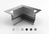Profilo gocciolatoio FLUX in alluminio per balconi e terrazze. Lunghezza 2.7 m