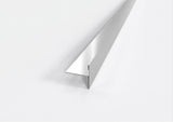 Perfil en T para borde de peldaño de acero inox AISI 304 para escaleras y peldaños