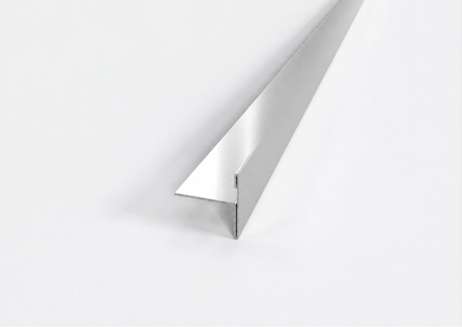 Perfil en T para borde de peldaño de acero inox AISI 304 para escaleras y peldaños