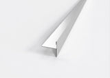 Perfil en T para borde de peldaño de acero inox AISI 304 para escaleras y peldaños