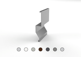 Profilo gocciolatoio FLUX in alluminio per balconi e terrazze. Lunghezza 2.7 m