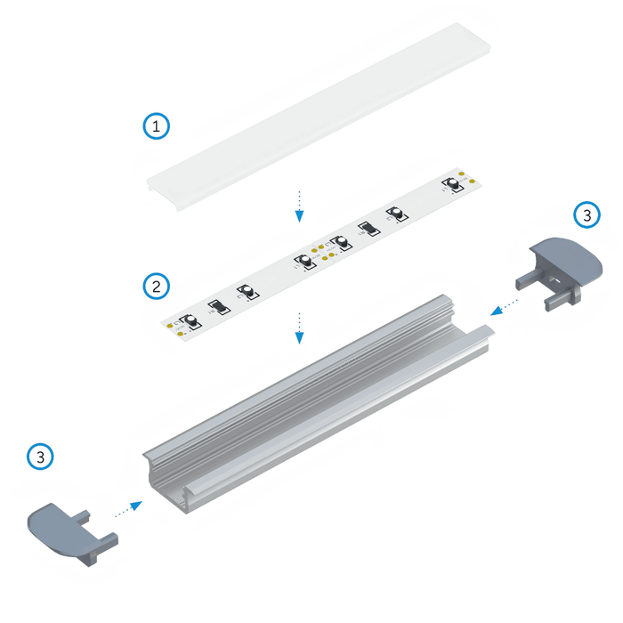 profilo led ono passo 1