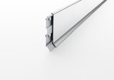 Rodapié lineal de aluminio. Barra de 2,5 m