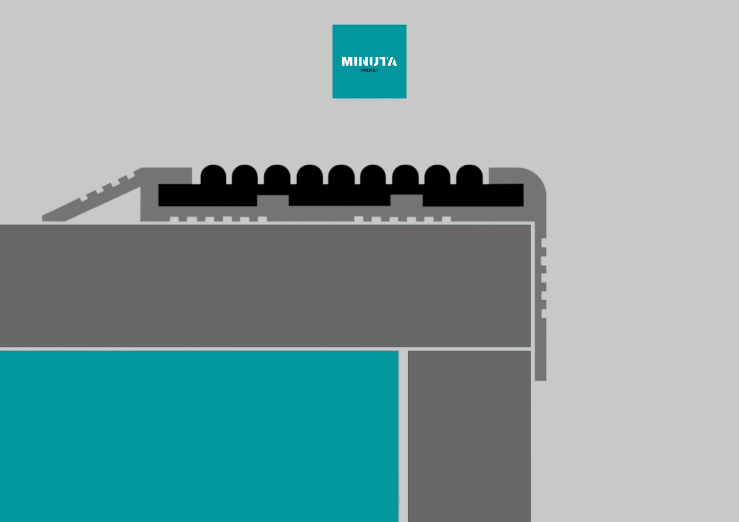 Riga In Alluminio Da 50cm Professionale - Con Gommino Antiscivolo E Millimetratura Fotoincisa | Per Ufficio E Scuola - Foto 3
