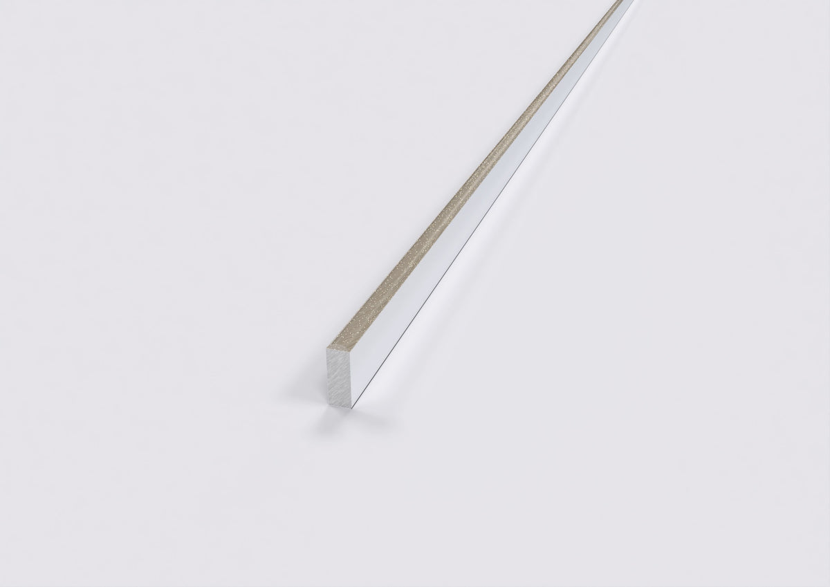 listello in alluminio glitter glamour bronzo slim