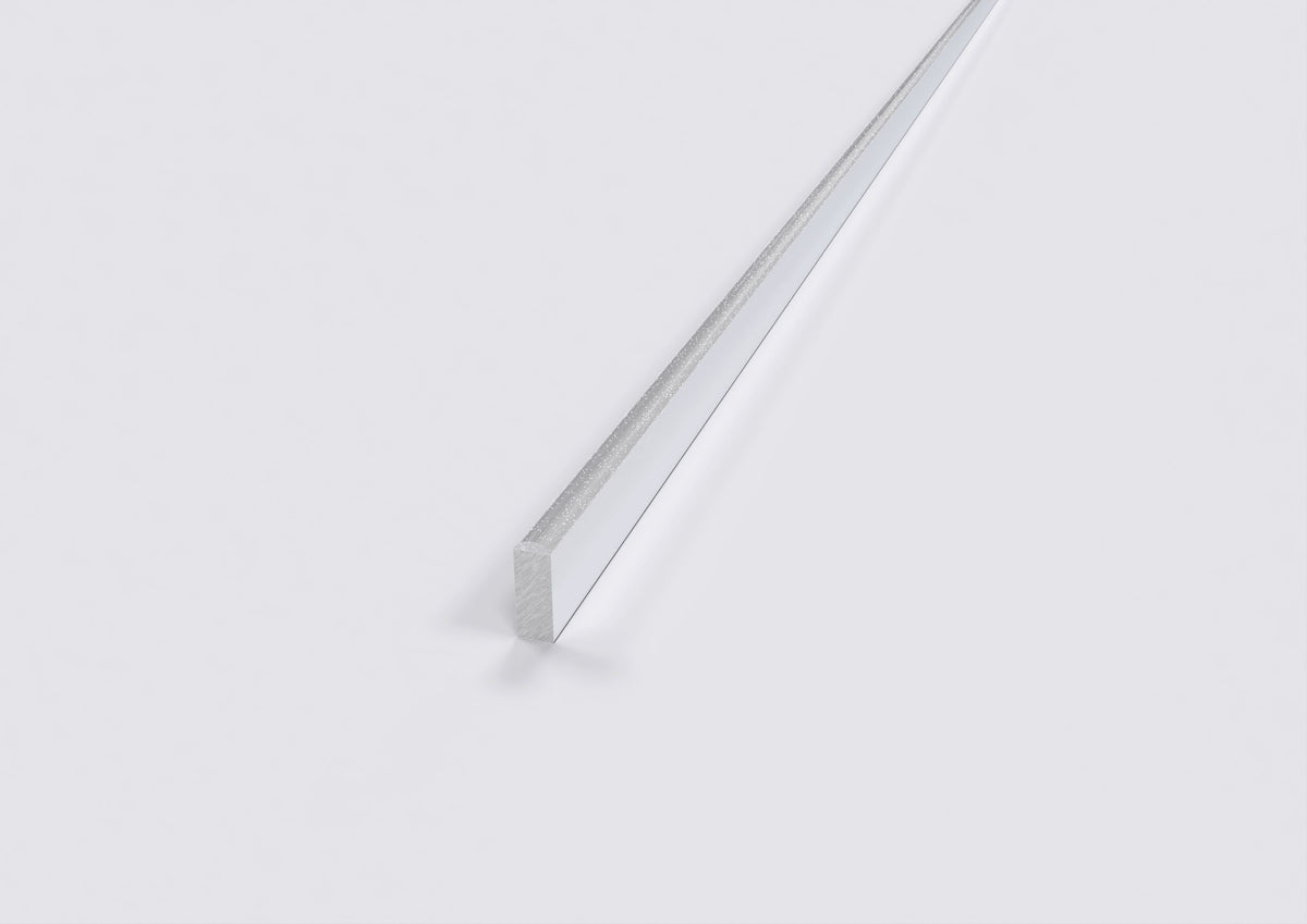 listello in alluminio glitter glamour silver slim