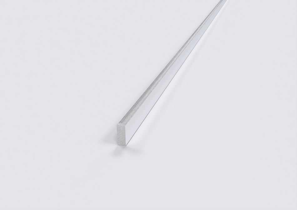 listello in alluminio glitter glamour silver slim