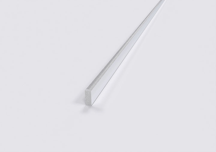 listello in alluminio glitter glamour silver slim
