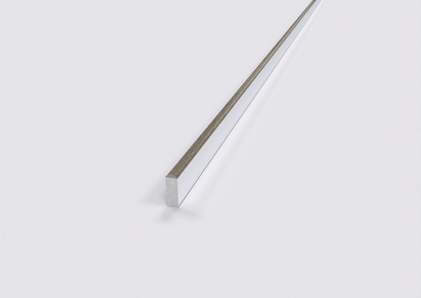 listello in alluminio glitter glamour tabacco slim