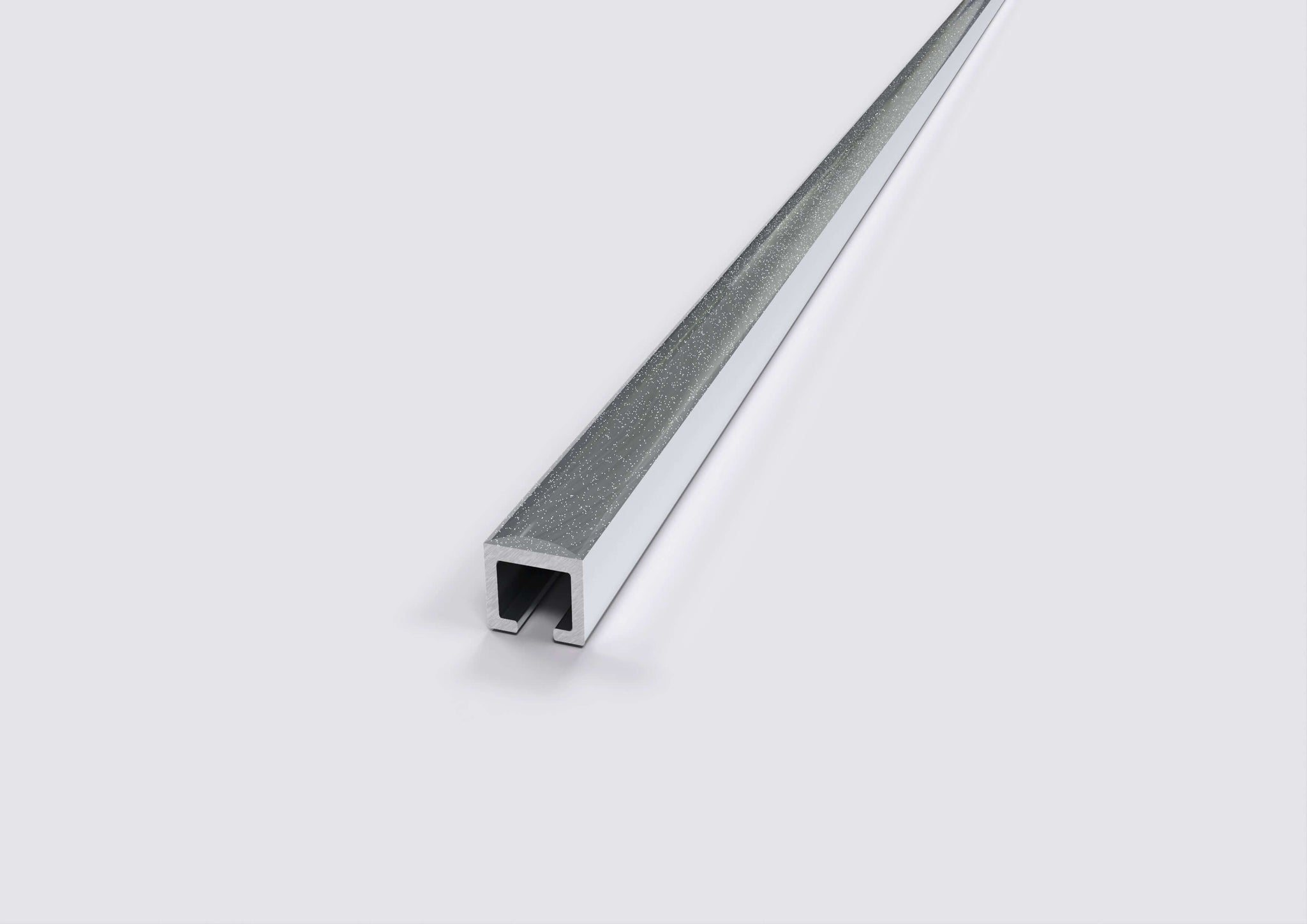 listello in alluminio glitter glamour antracite