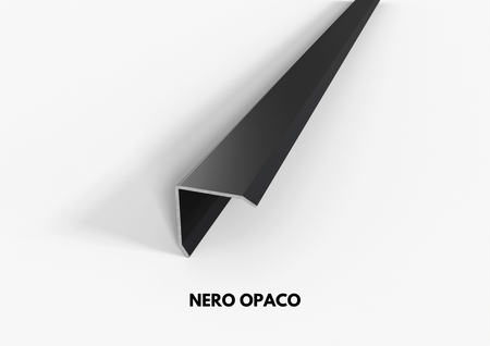 paraspigolo angolare in alluminio nero