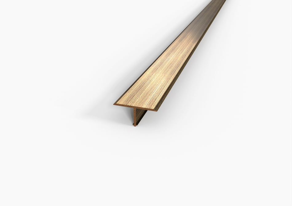 profilo a t ottone spazzolato oro antico