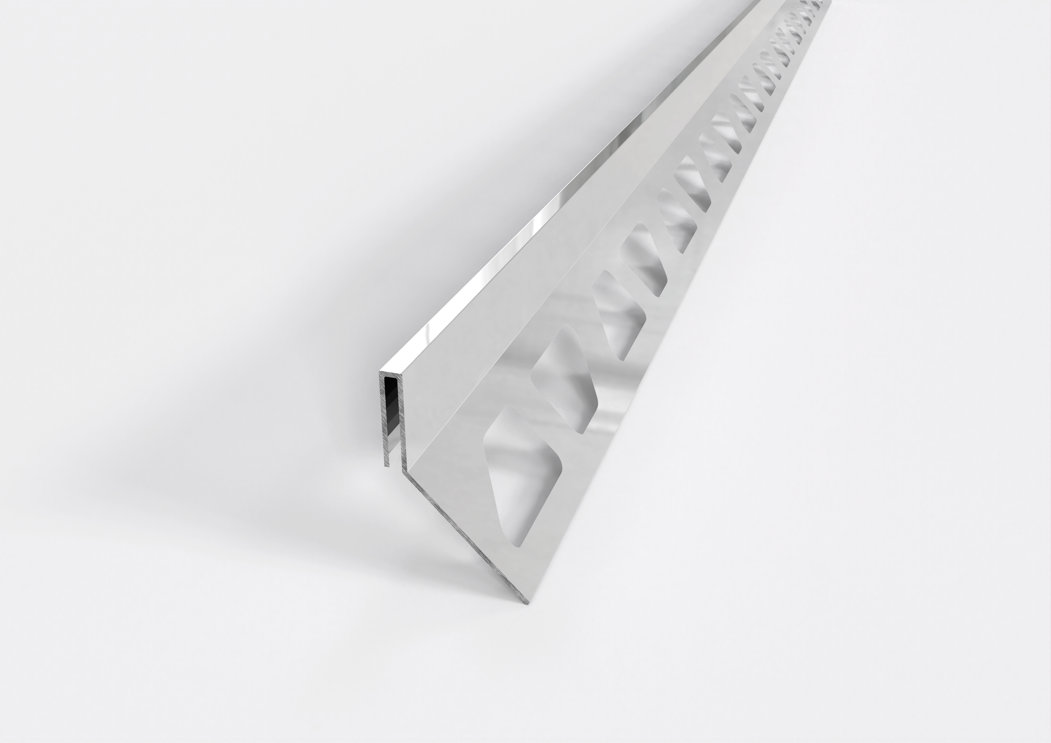 acciaio inox aisi 304 angolare slim lucido