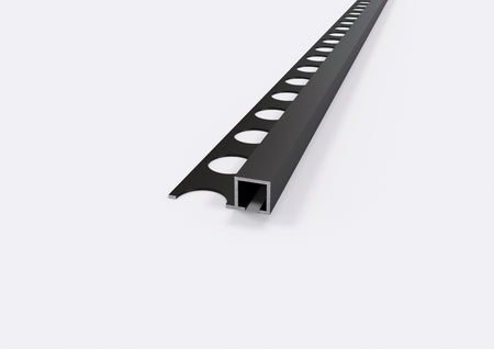 profilo in alluminio nero opaco quadro