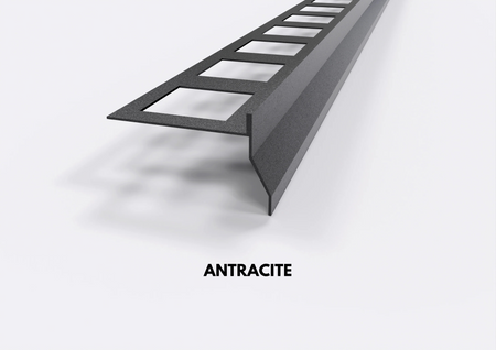 profilo gocciolatoio NOR antracite in alluminio