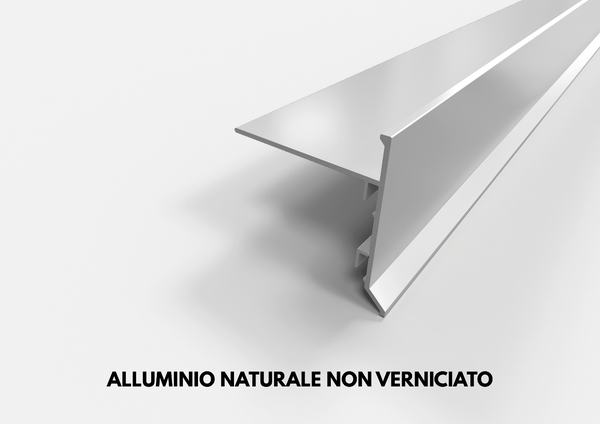 
                  
                    Load and play video in Gallery viewer, profilo gocciolatoio slim alluminio naturale non verniciato
                  
                
