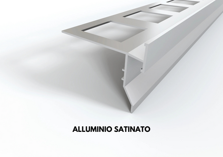 gocciolatoio top alluminio satinato