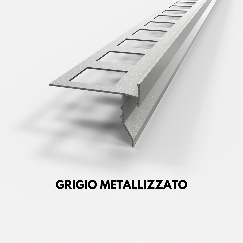 
                  
                    Carica e riproduci il video nel visualizzatore della galleria, gocciolatoio top alluminio gridio metallizzato
                  
                
