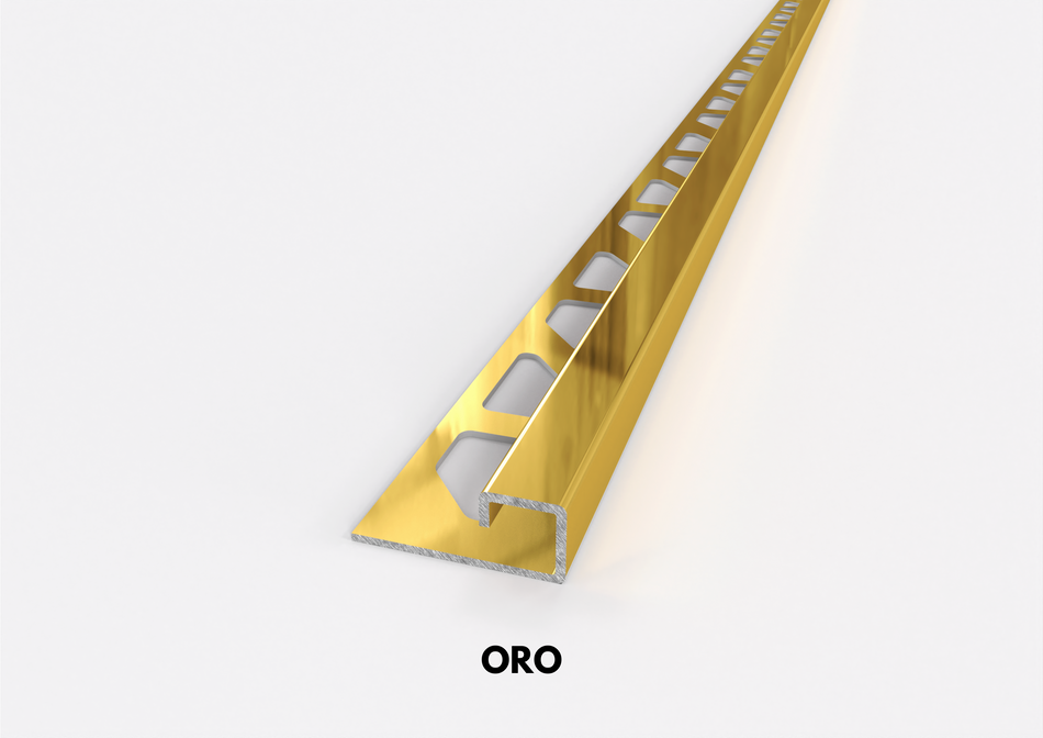 profilo acciaio inox aisi 304 oro quadro