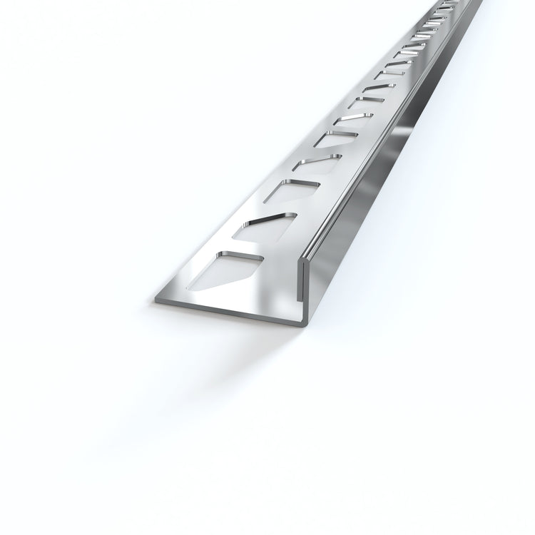 profilo acciaio inox 304 terminale e delimitazione lucido