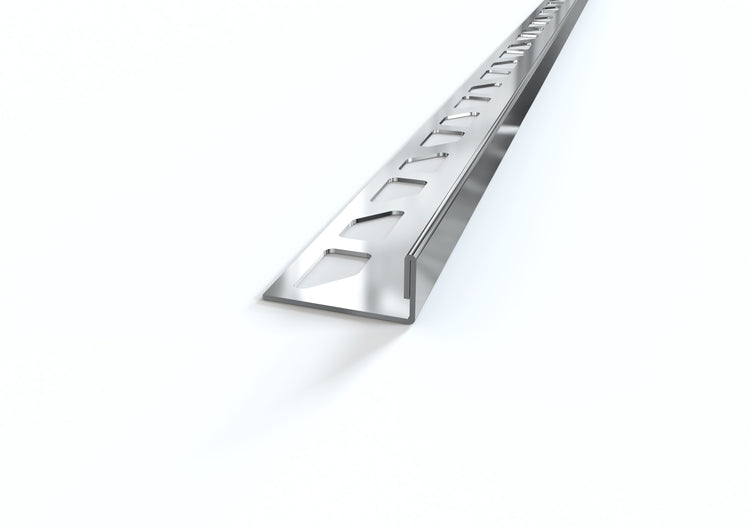 profilo acciaio inox 304 terminale e delimitazione lucido