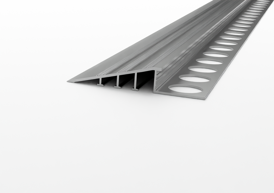 profilo a rampa per spc slim in alluminio