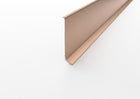Hohlkehl-Sockelleiste aus Aluminium, 2,5-m-Stange
