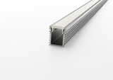 Profilo in alluminio da incasso per LED. Barra 2.5 m
